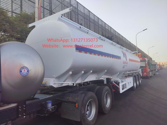 40CBM réservoir d'huile semi-remorque grande capacité tirée huile comestible pétrole pétrole brut pétrole raffiné