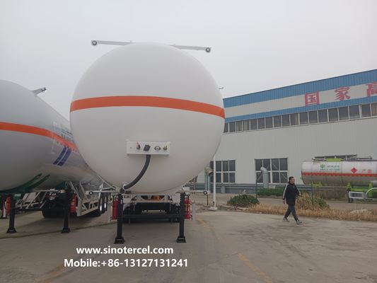 30CBM -60CBM Semi-Tanker Trailer Pentane Semi-trailer 3 essieux