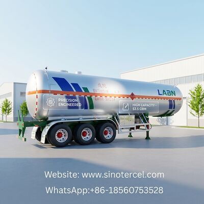 30CBM -60CBM Semi-Tanker Trailer Pentane Semi-trailer 3 axes / 4 axes