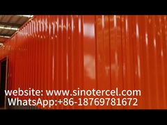 Semi-remorque de fret à trois essieux à haute résistance à la boîte, à forte capacité de charge