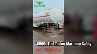 Semi-remorque à réservoir de carburant